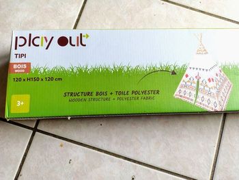 Tipi indien en bois et polyester TBE très peu utilisé