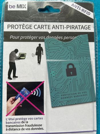 Protège carte anti piratage neuf