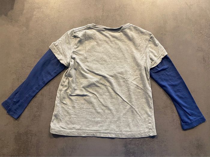T-shirt manches longues « loup » Desigual taille 5/6 ans - photo numéro 2