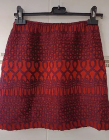 Petite jupe rouge bordeaux Finity Naturals, t.36