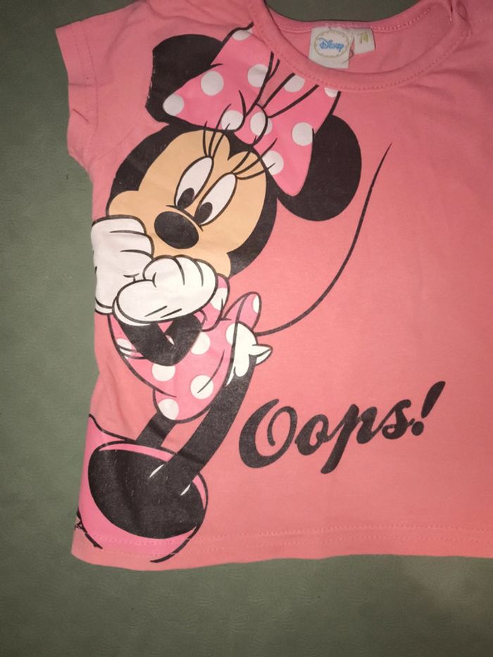 T-shirt rose Minnie - photo numéro 2
