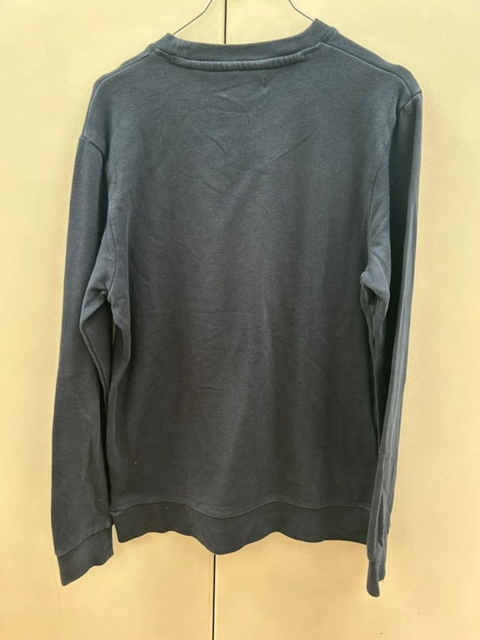 Sweat-shirt bleu marin et jaune - en coton jack & jones - taille L - photo numéro 5