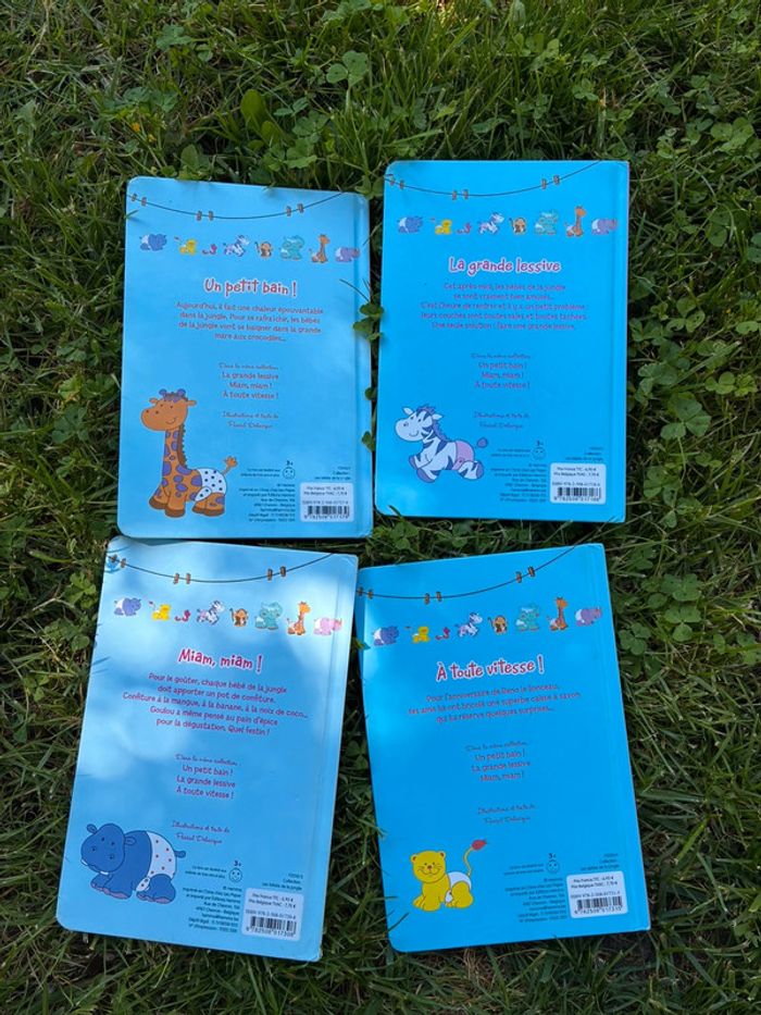4 livres collections les bébés de la jungle. - photo numéro 2