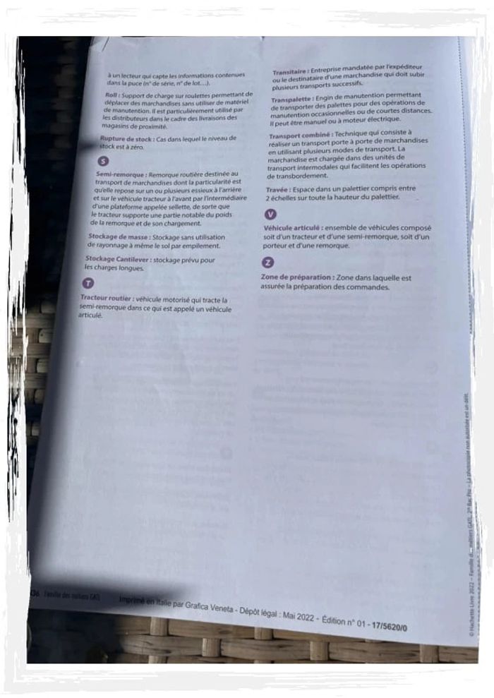 Famille, des métiers, de la gestion administrative de transport et de la logistique, seconde bac pro - photo numéro 9