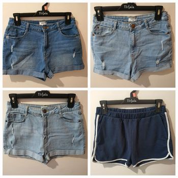 Lot de 4 shorts femmes taille 38 en excellent état kiabi et la redoute