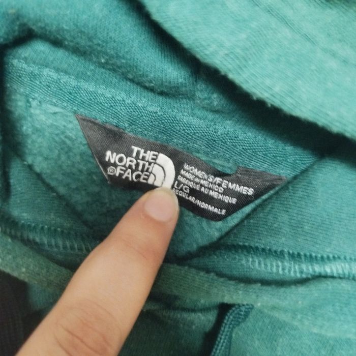 Sweat à capuche vert argenté femme - The North Face - Taille L - photo numéro 4