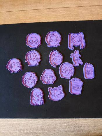 lot 13 emporte-pièces cookie cutters anime kpop demon hunters netflix impression 3d