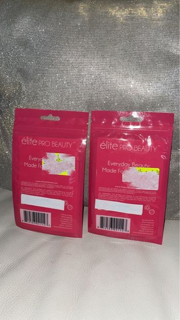 Elite Pro Beauty - Lot de 2 Paires de Ciseaux Cuticules - Neuf - Rose