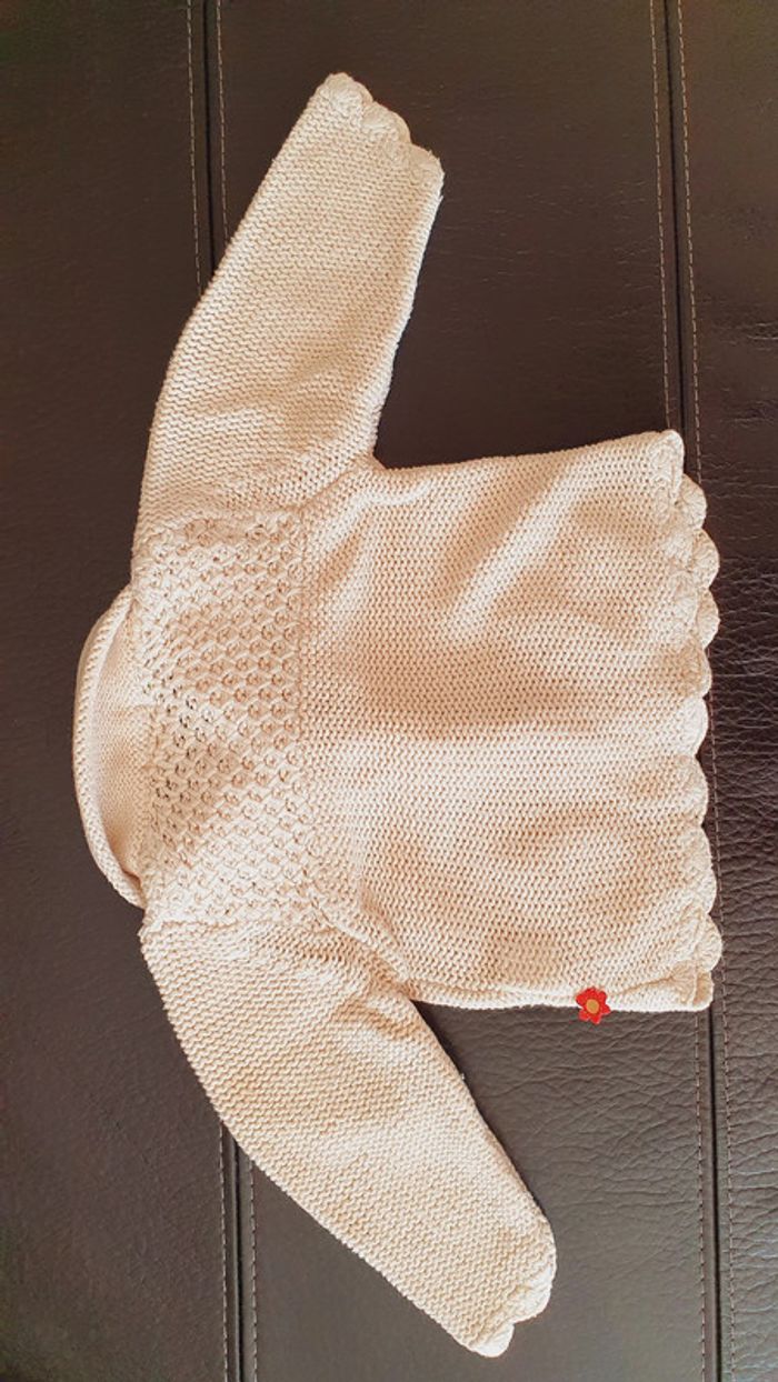 Gilet en maille , taille 6 mois - photo numéro 4