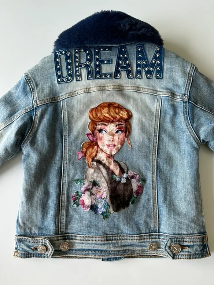 Magnifique pièce veste jeans monnalisa