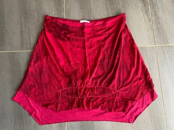 Jupe rouge taille 52