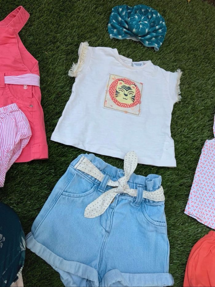 Ensemble vêtements bébé fille 12 mois - photo numéro 2