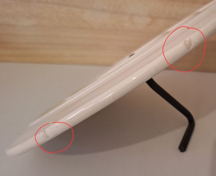 Superbe plateau à fromage vintage en faïence et fer forgé - photo numéro 5