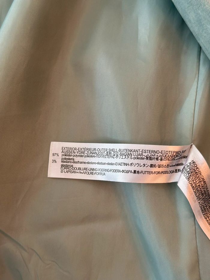 Ensemble blazer + pantalon vert d’eau effet velours Zara taille S Neuf - photo numéro 14