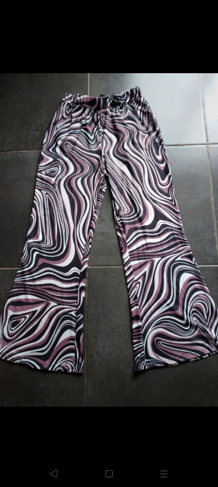 Pantalon bas évasé Shein Curve