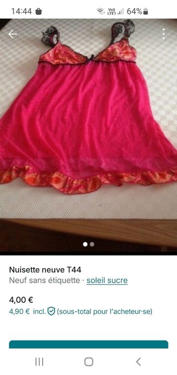 chemises de nuit, nuisette auchoix