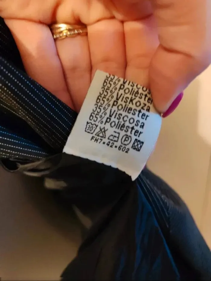 Blazer femme taille 42 à rayures blanches - photo numéro 11