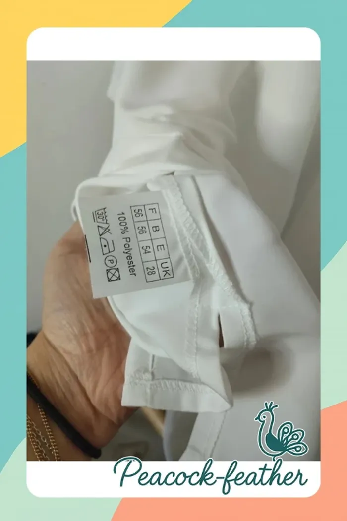 Chemisier blanc neuf Daxon 56 - photo numéro 11