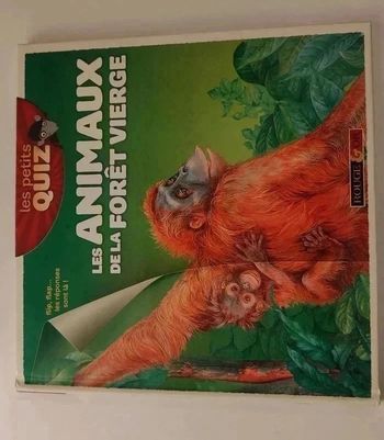 Neuf Livre - Les animaux de la forêt vierge - les petits quiz