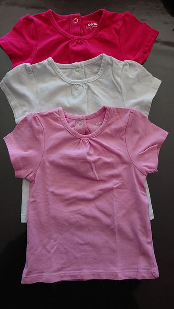 3 tee-shirt Orchestra 12 mois (74 cms)