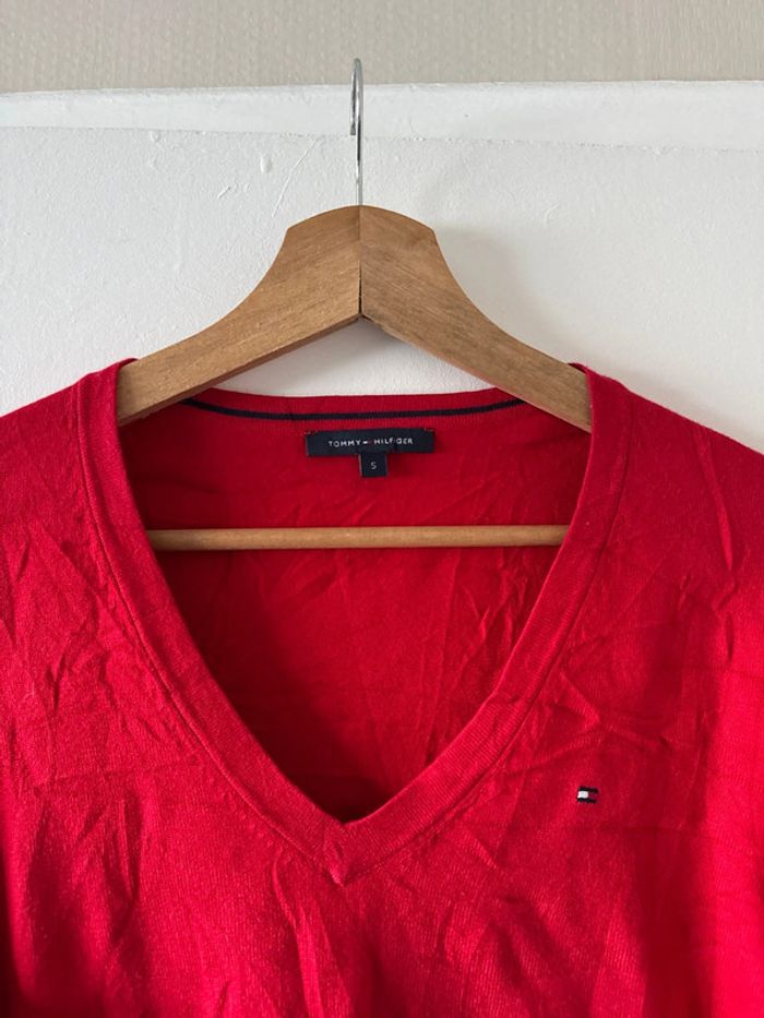 Pull Col V femme Tommy Hilfiger S - photo numéro 2