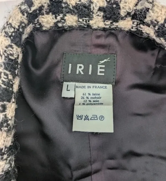Veste blazer en laine mohair soie - IRIE - taille L - photo numéro 5