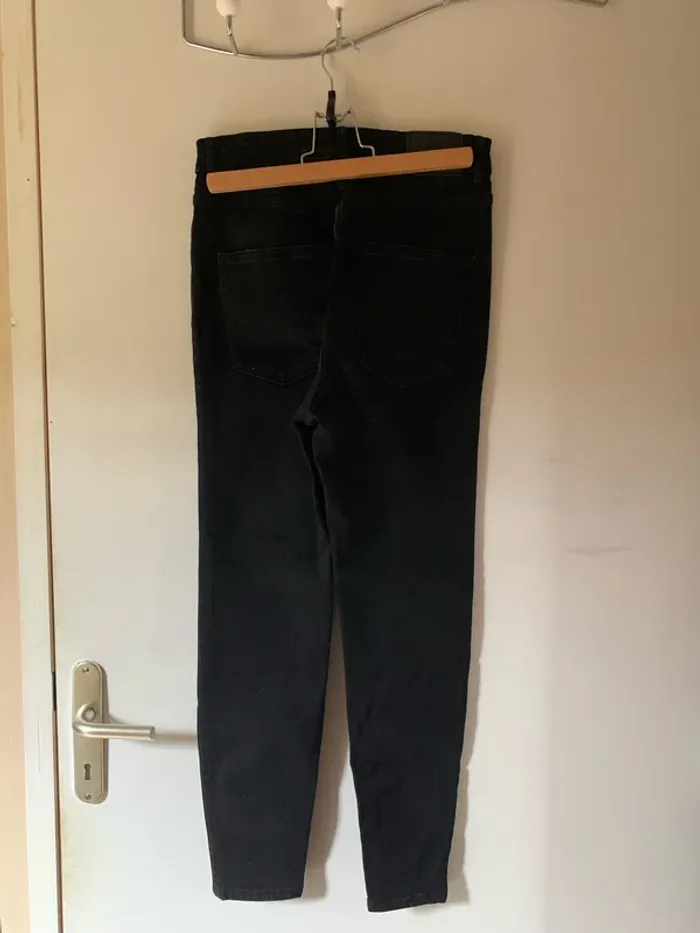 Jean taille haute noir skinny - photo numéro 2