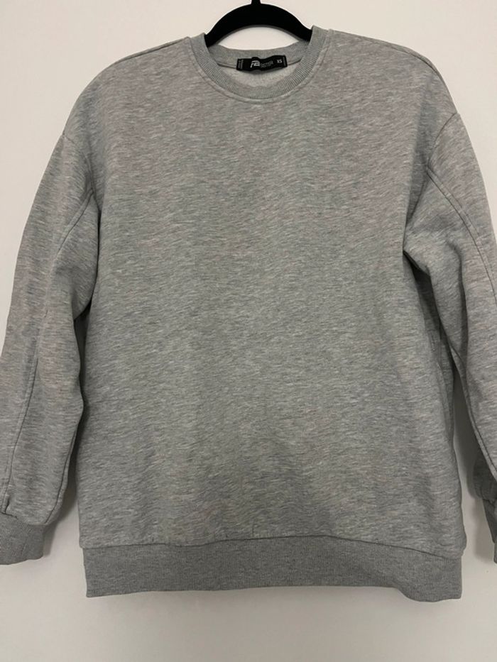 sweat gris uni