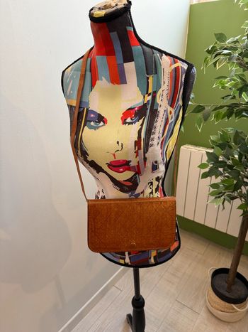 Sac à bandoulière en cuir vintage