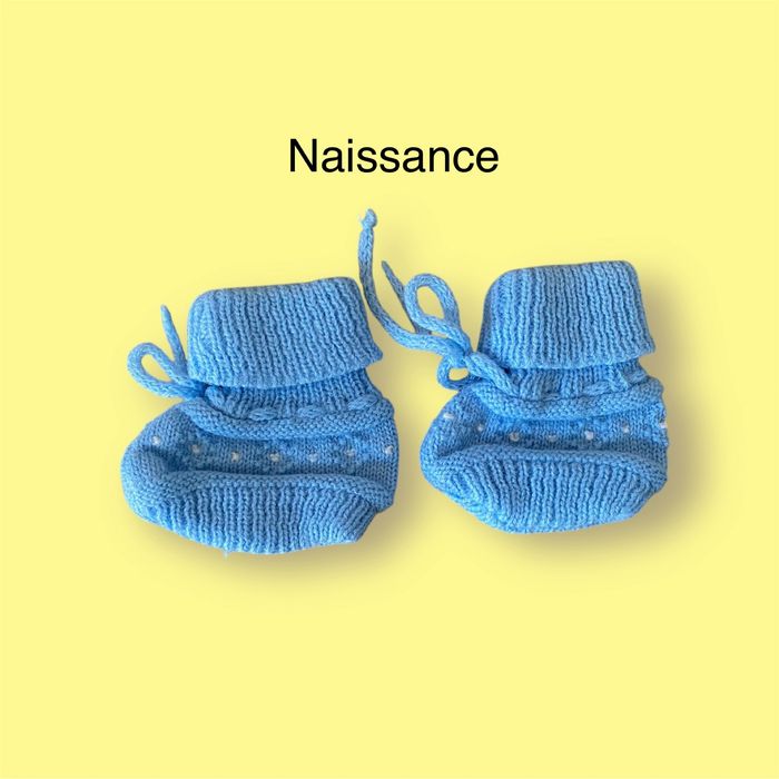 Chaussons en coton Taille naissance
