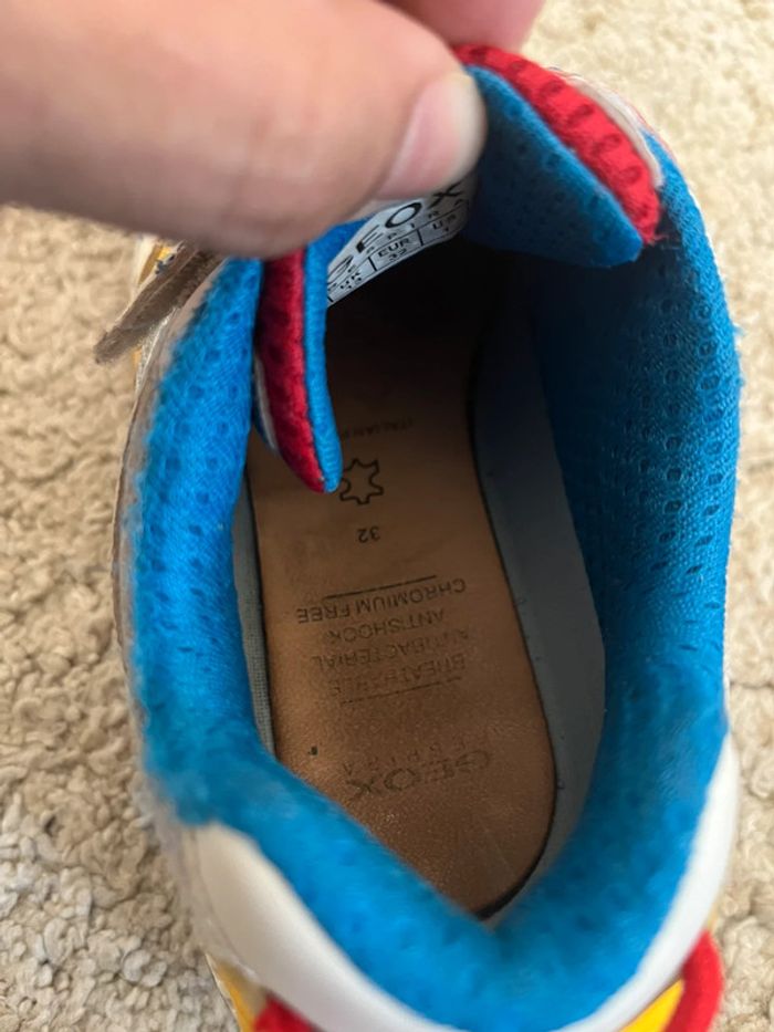 Basket Geox Multicolore taille 32💫 - photo numéro 5
