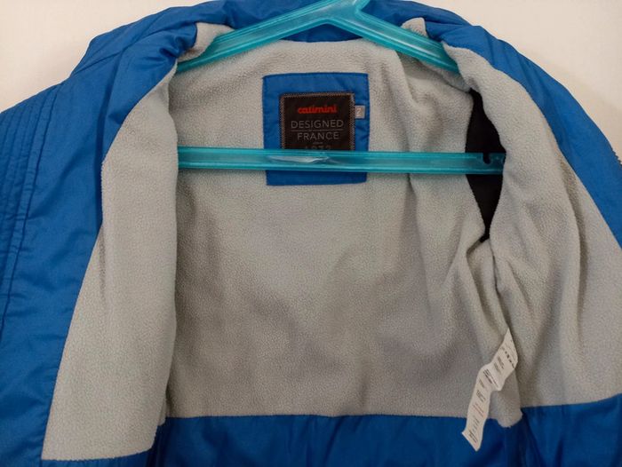 Doudoune bleue tiger Catimini 2 ans quasi neuve - photo numéro 4