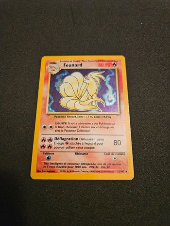 Carte Pokémon française Feunard