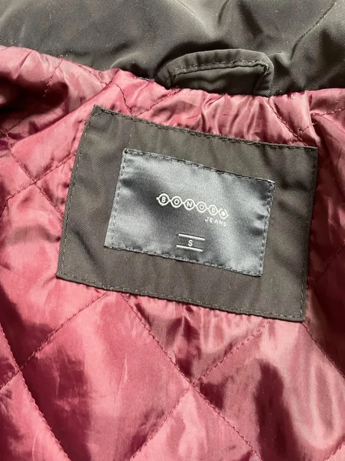 Veste Blouson noir Bonobo taille S - photo numéro 9