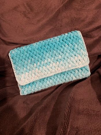 Pochette bleu ciel