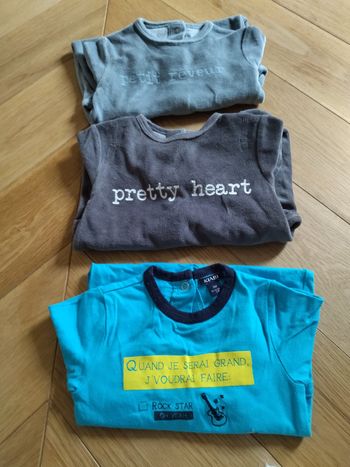 Lot de 3 pyjamas 3 mois