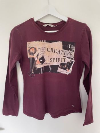 T shirt bordeaux