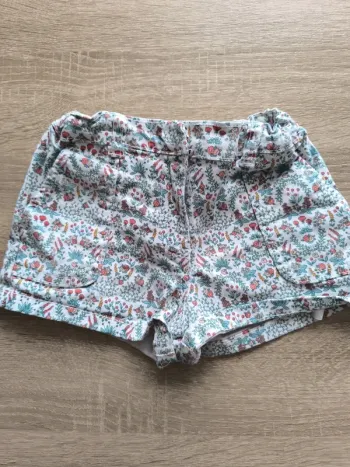 Short fleuri sergent major 3 ans