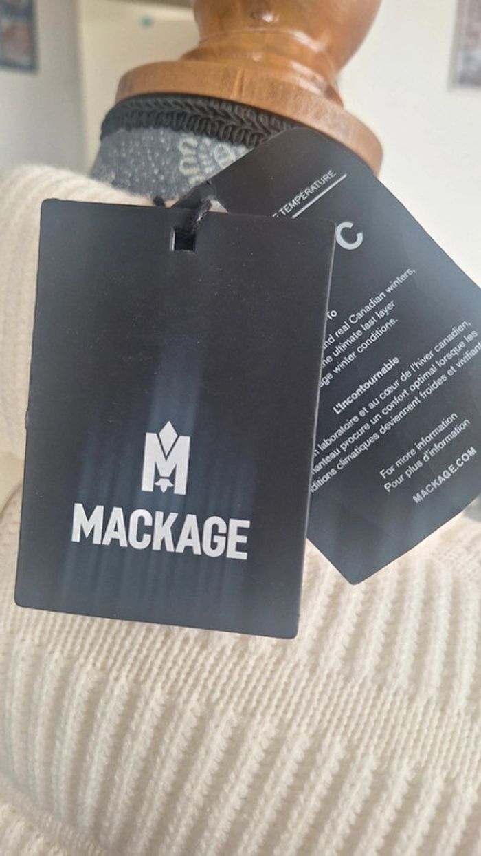 Doudoune laine et cachemire Mackage neuve 38. - photo numéro 5