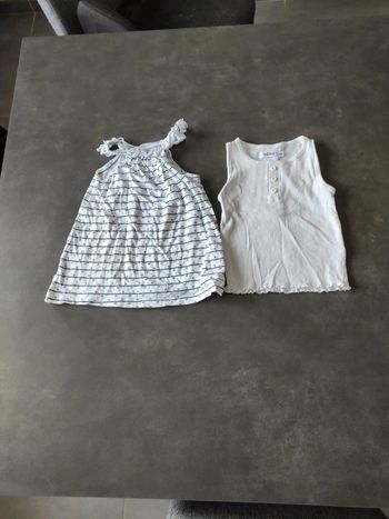 Lot débardeurs 18-24 mois