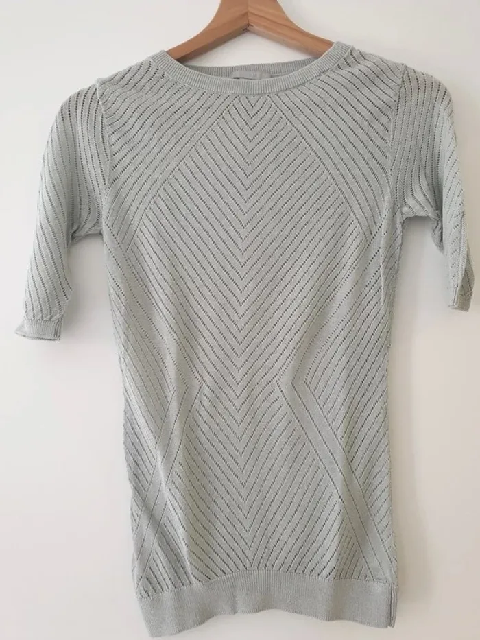 Petit pull bleu clair - photo numéro 3