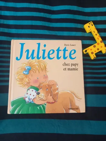 Livre Juliette chez papy mamy