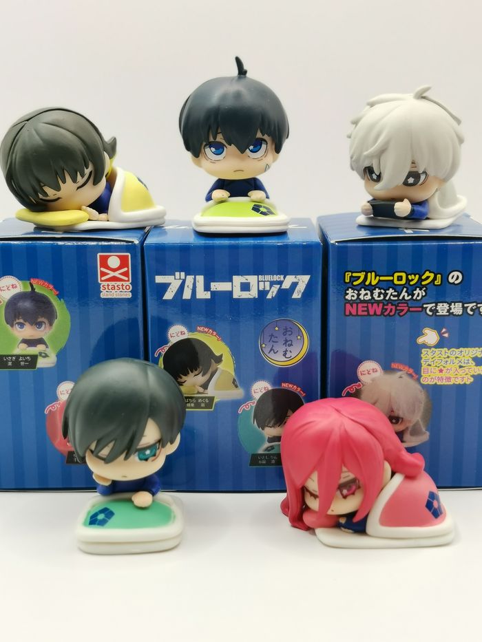 Lot De 5 Personnages Blue Lock en Miniatures