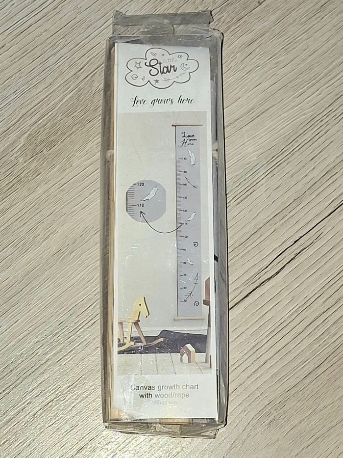 Toise toile avec bois et corde NEUF