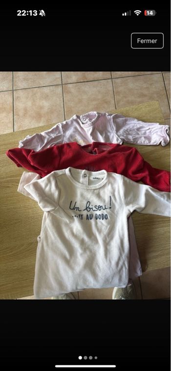 Lot de 3 pyjamas fille