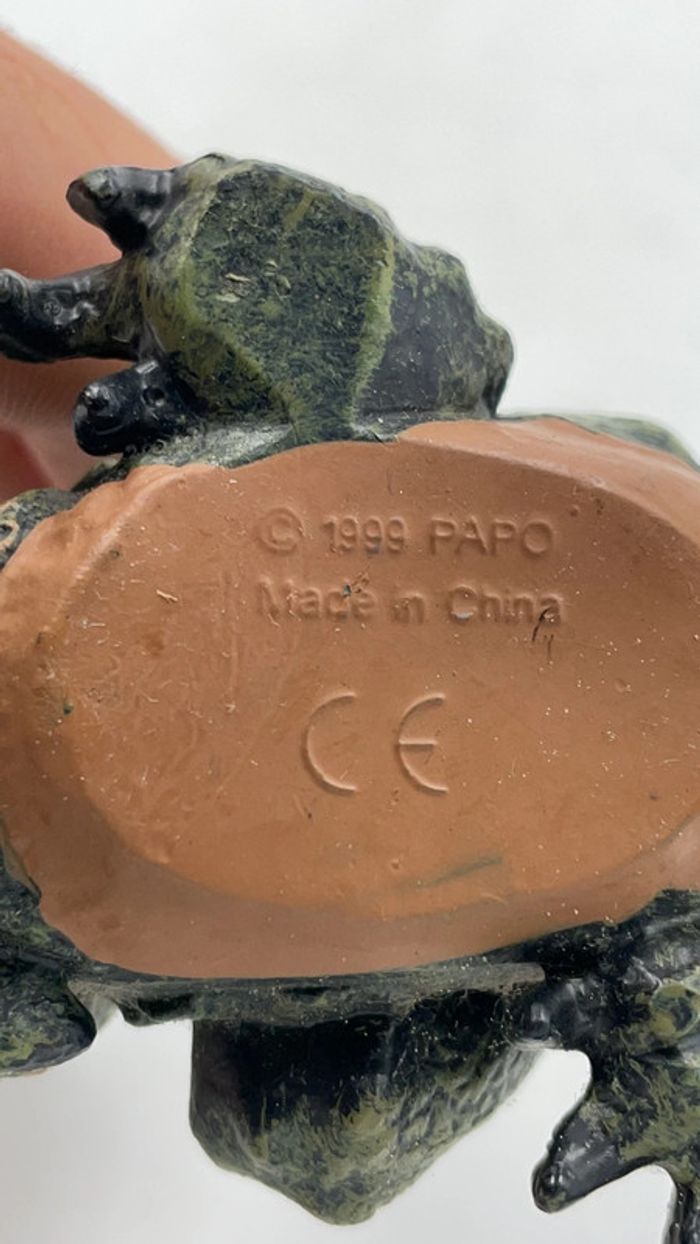 Figurine Papo Dragon vert avec Flamme 10 x 12 cm 1999 - photo numéro 8