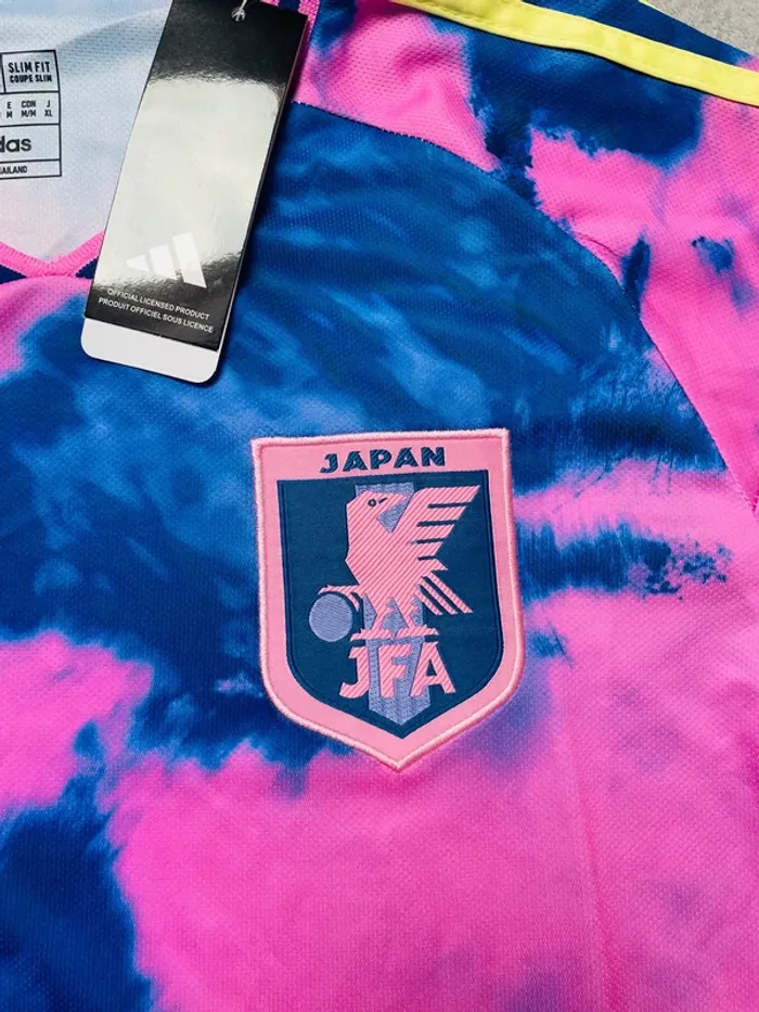 Maillot concept foot Japon bleu rose vague taille M - photo numéro 6