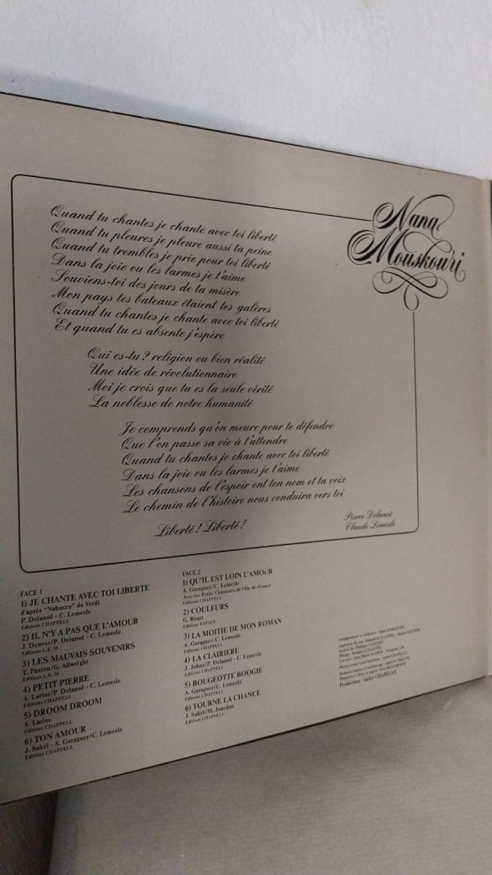 Vynile Nana Mouskouri - photo numéro 3