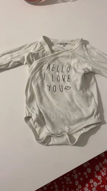 body blanc i love you