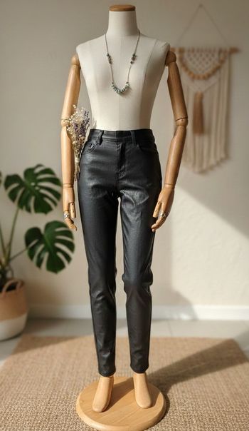 Magnifique pantalon xs effet cuire 